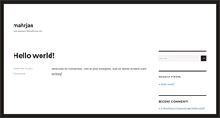 Desktop Screenshot of mahrjan.com