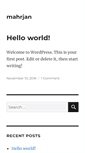 Mobile Screenshot of mahrjan.com